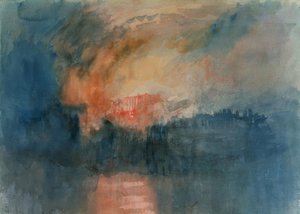Brand der Parlamentshäuser am 16.10.1834